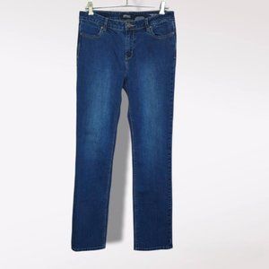 Buffalo Mid Rise Straight Leg Jeans